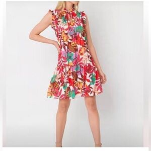 Revolve Maia Floral Tropical Mini Dress Resort Vacation Size 18W
